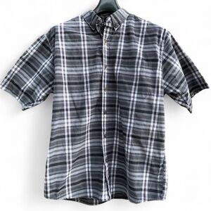Classic Walnut Creek Black and White Plaid Button Down Shirt